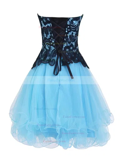 Princess Sweetheart Organza Short/Mini Tiered Nice Homecoming Dresses #Favs020102562