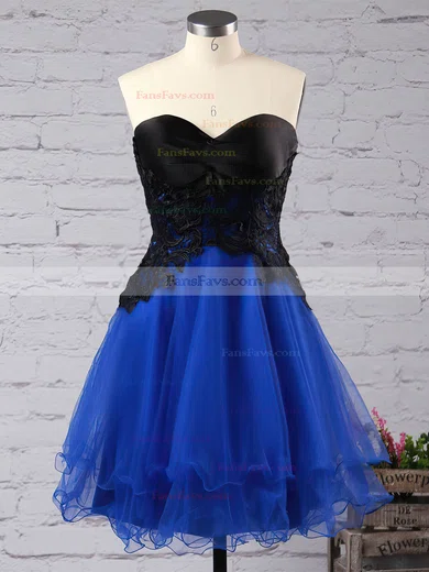 Princess Sweetheart Organza Short/Mini Tiered Nice Homecoming Dresses #Favs020102562