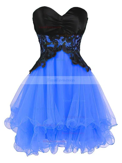 Princess Sweetheart Organza Short/Mini Tiered Nice Homecoming Dresses #Favs020102562