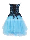 Princess Sweetheart Organza Short/Mini Tiered Nice Homecoming Dresses #Favs020102562