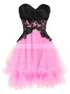 Princess Sweetheart Organza Short/Mini Tiered Nice Homecoming Dresses #Favs020102562