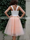 Classic A-line Sweetheart Tulle Tea-length Ruffles Prom Dresses #Favs020102578