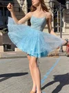 A-line Scoop Neck Sequined Short/Mini Homecoming Dresses #Favs020111000