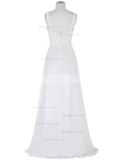 Empire Sweetheart Chiffon Floor-length Ruffles Prom Dresses #Favs020103743