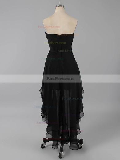 Empire Sweetheart Chiffon Asymmetrical Beading Homecoming Dresses #Favs02042216