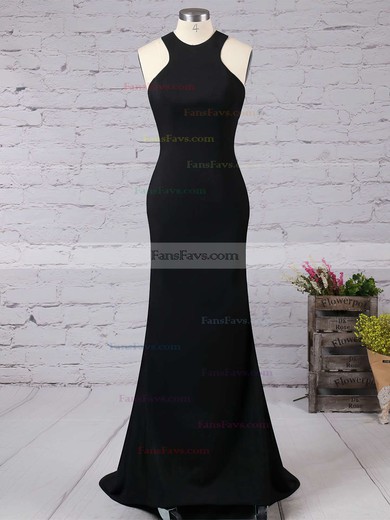 Trumpet/Mermaid Scoop Neck Jersey Floor-length Prom Dresses #Favs02016822