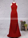 Trumpet/Mermaid Scoop Neck Jersey Floor-length Prom Dresses #Favs02016822