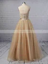 Ball Gown Sweetheart Tulle Floor-length Appliques Lace Prom Dresses #Favs020102180